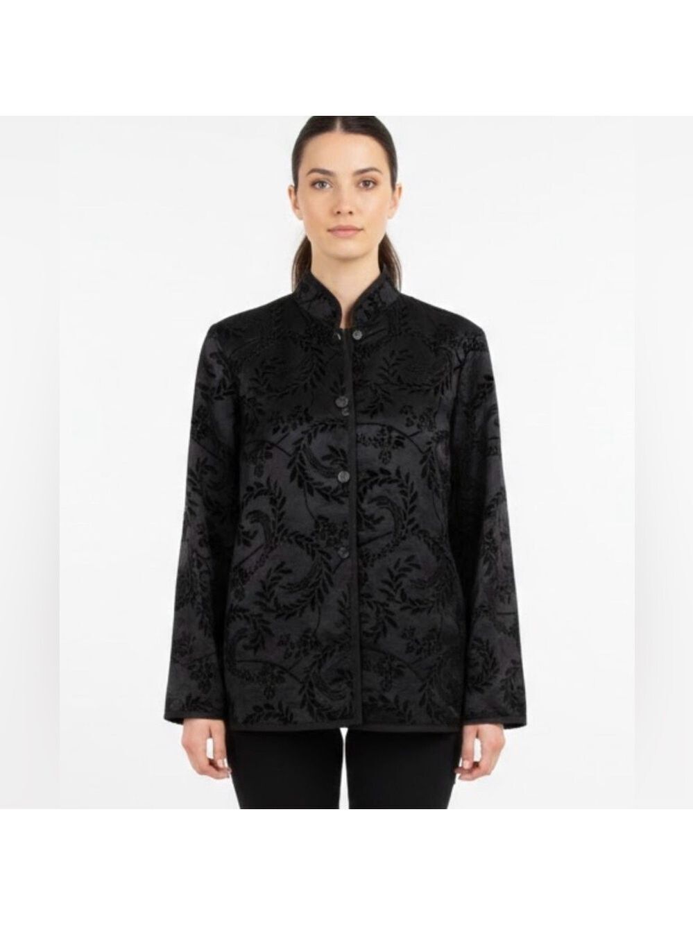 Coldwater Creek Reversible Floral Jacket - Size Medium